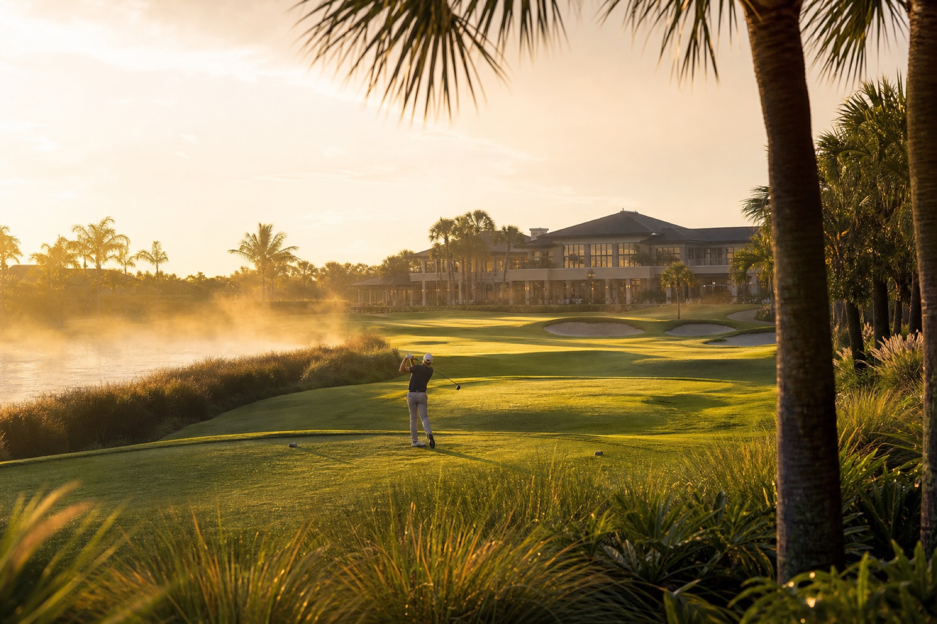 Championship golf at a Florida resort community