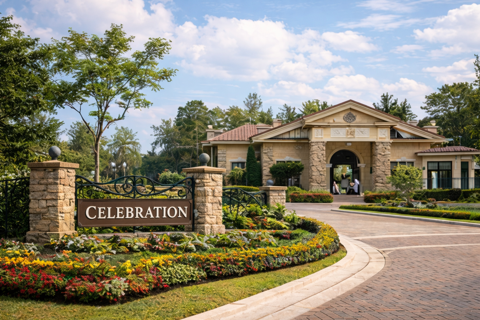 Celebration community entrance