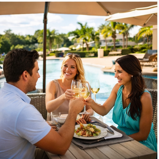Resort dining lifestyle